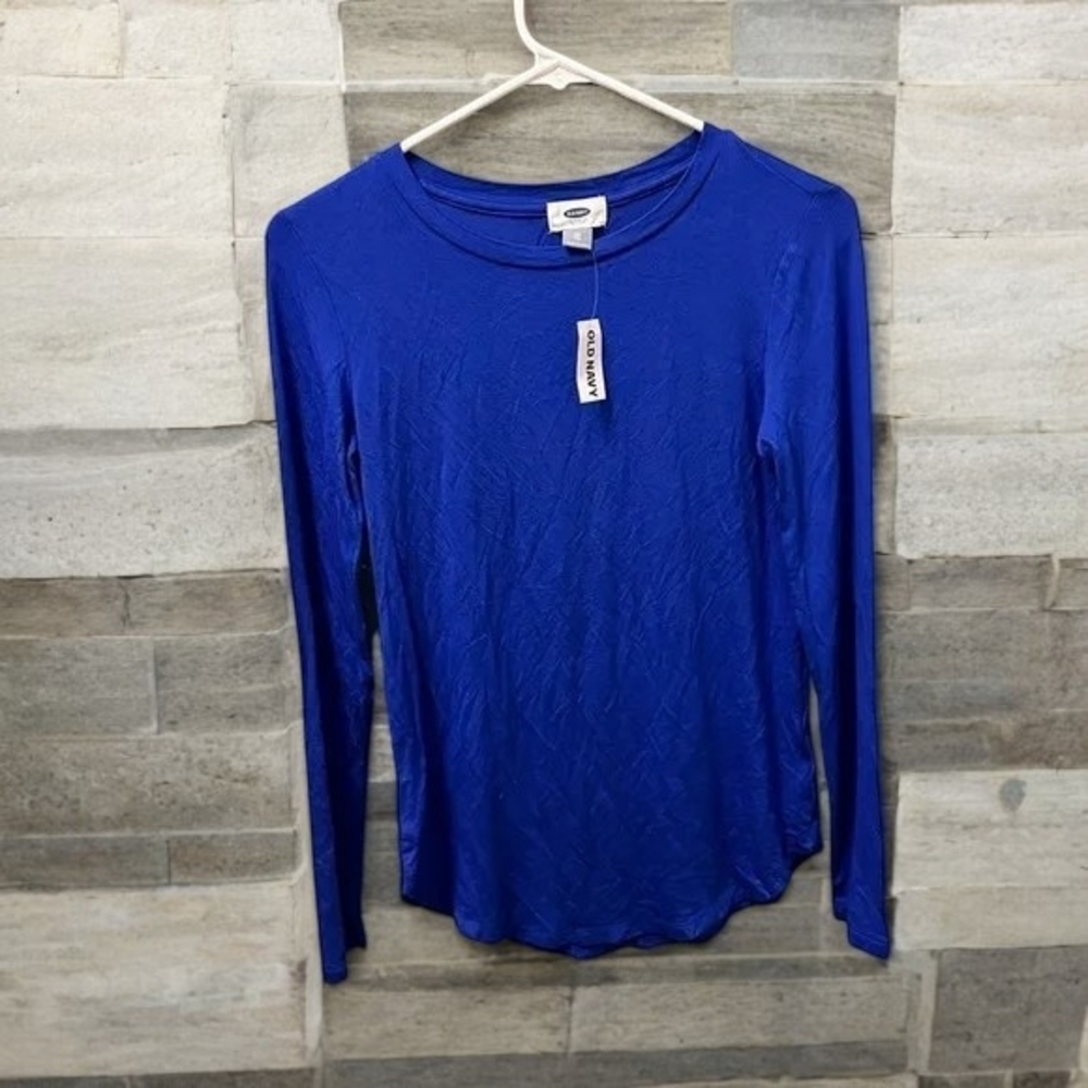 Vibrant Blue Long Sleeve Top by Old Navy